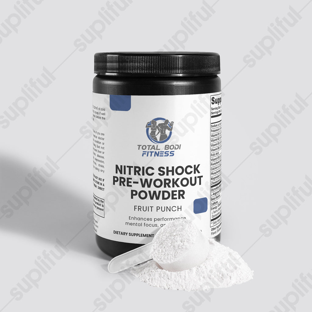 Nitric Shock Pre-Workout Powder (Fruit Punch)