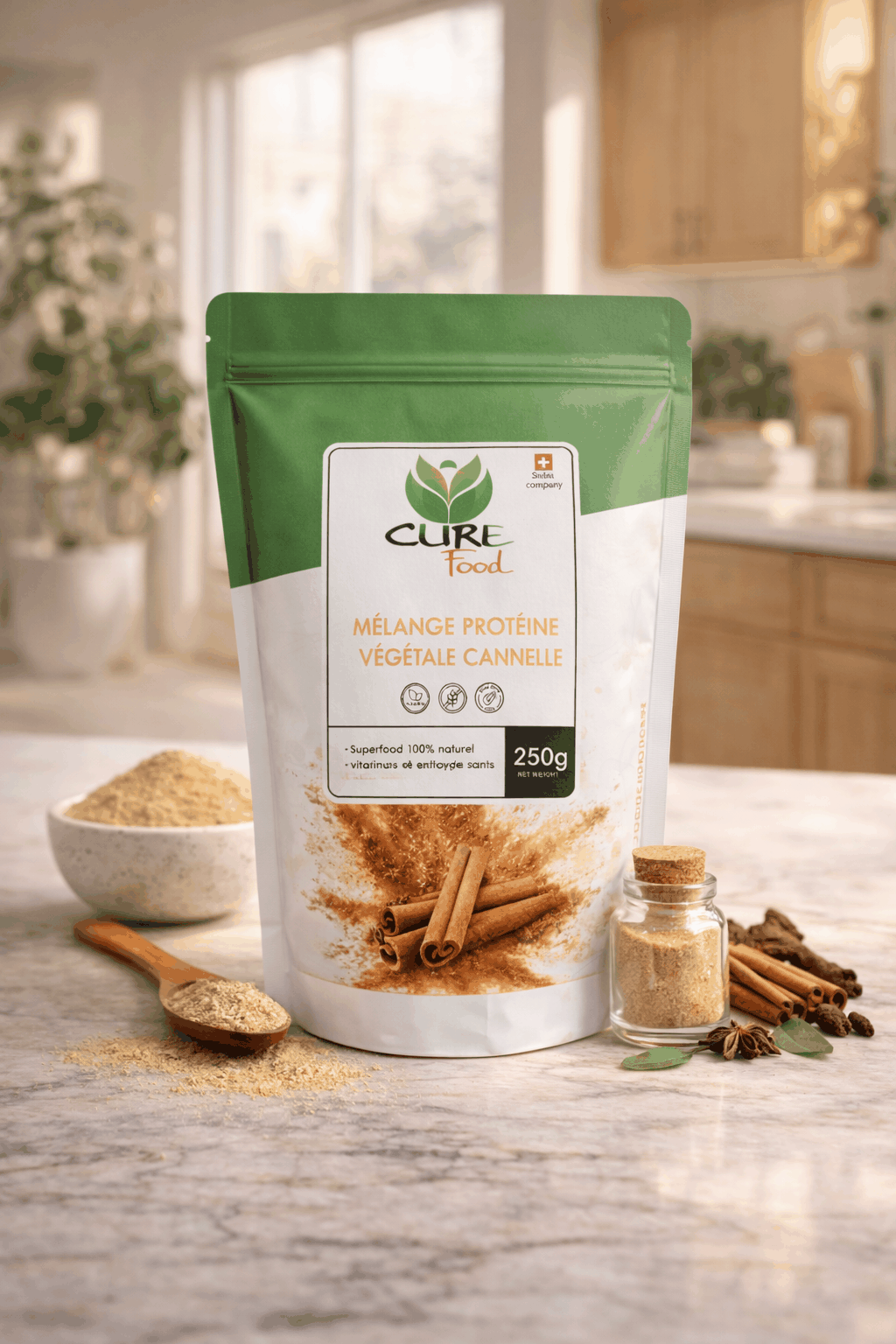 Cinnamon Vegetable Protein Blend